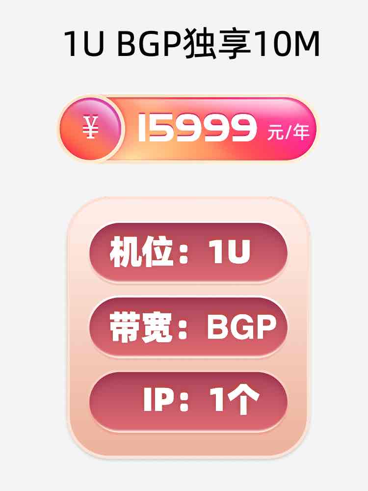 潍坊BGP独享服务器托管价格